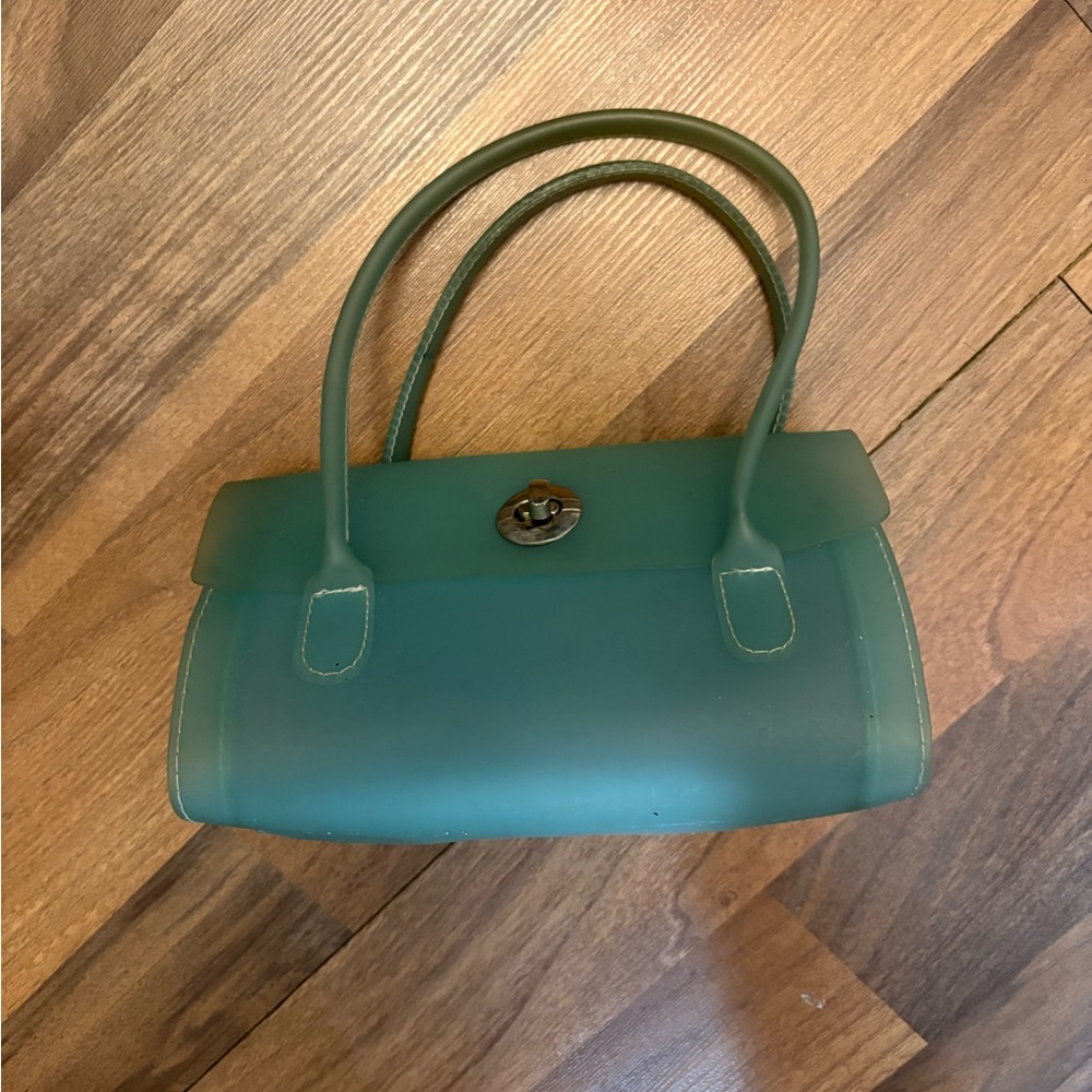 Chic Turquoise “Jelly” Purse